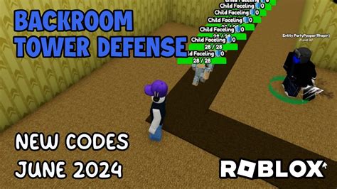 Backroom Tower Defense Codes (June 2024) .